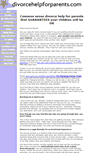 Mobile Screenshot of divorcehelpforparents.com